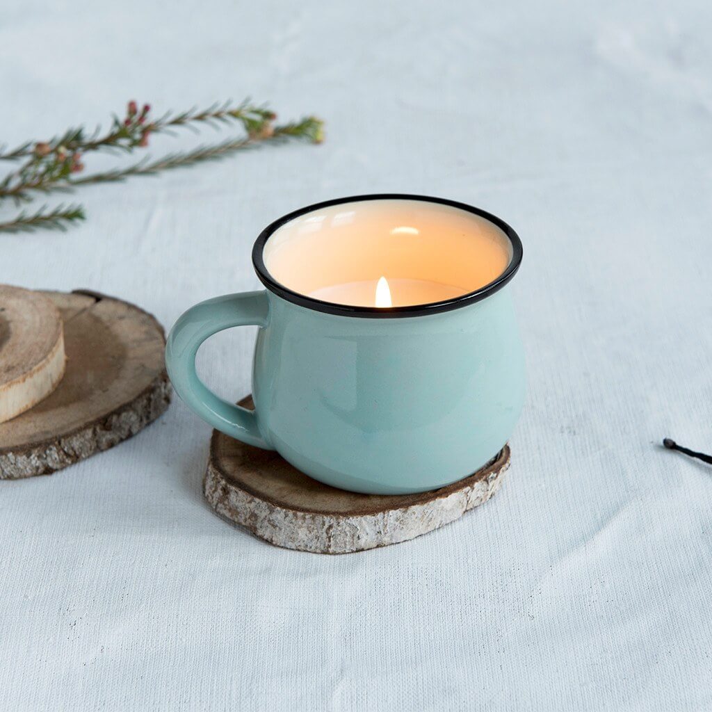 Bayleaf and Lime Scented Mug Candle