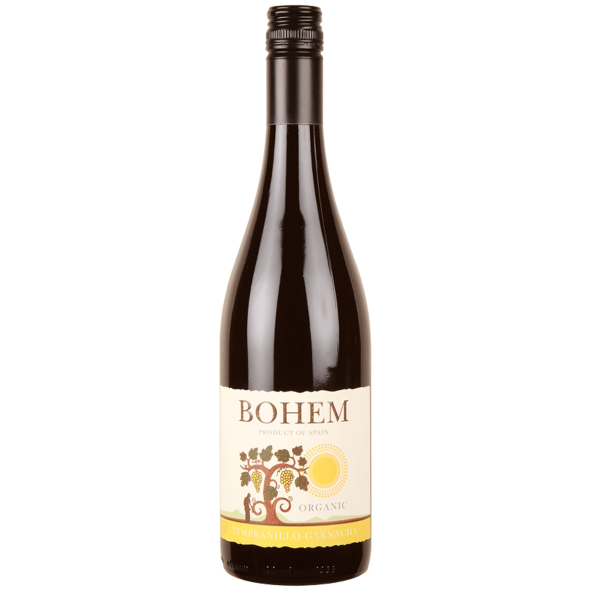 Bohem Tempranillo, Hillside Vineyard, Organic 