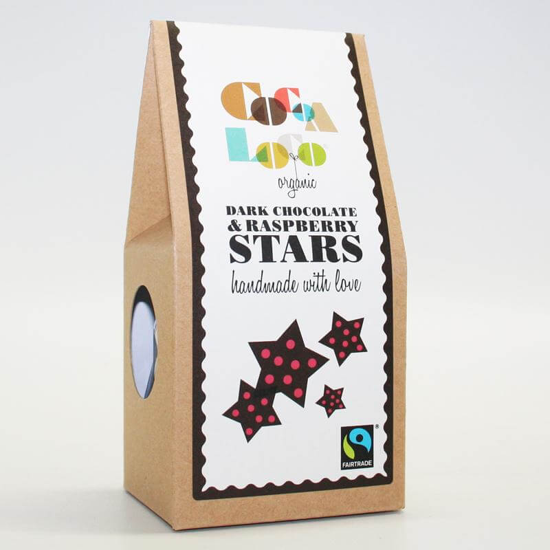 Cocoa Loco Dark Chocolate Stars (100g)