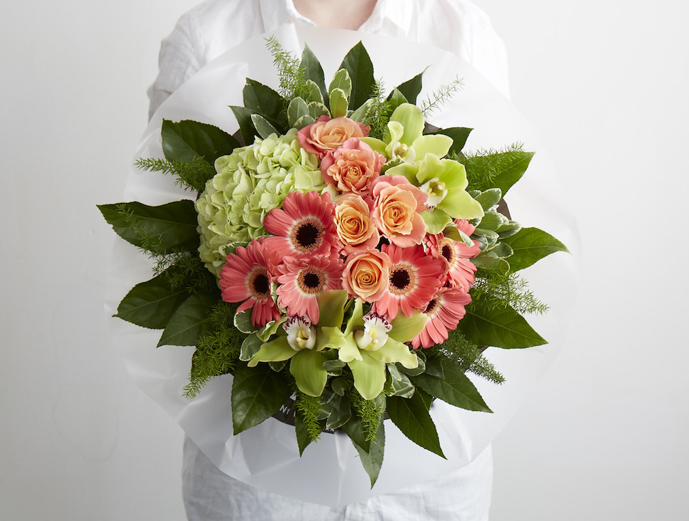 Grapefruit Flower Arrangement by Jane Packer Flowers