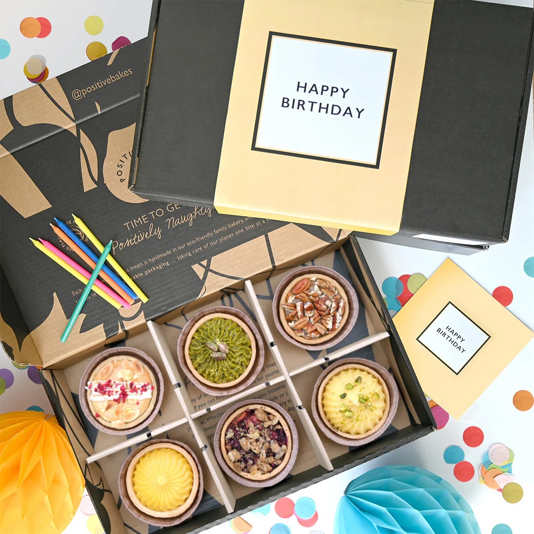 Luxury Sharing Tart Selection Gift Box from Positive Bakes