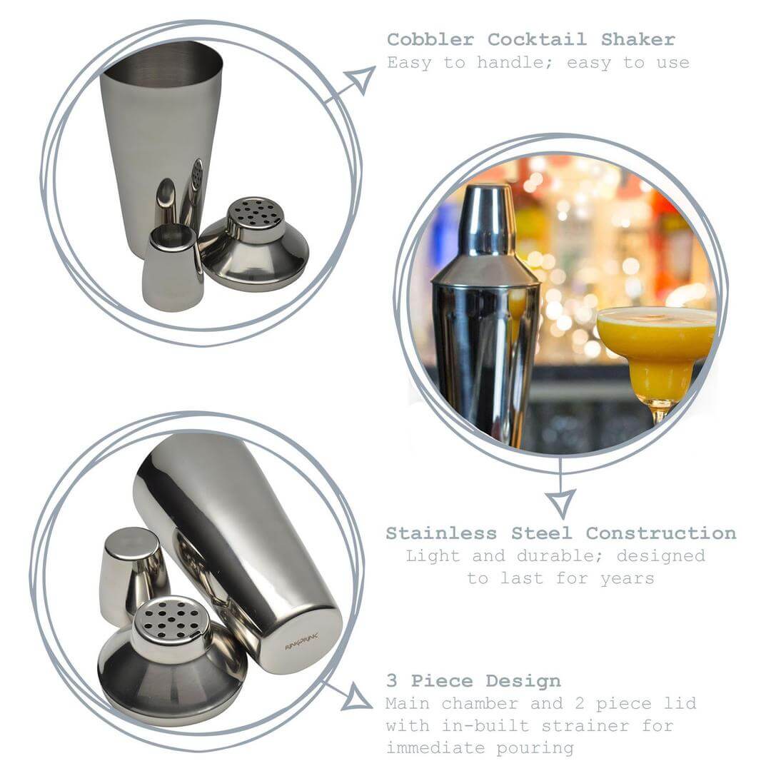 Stainless Steel Cocktail Shaker