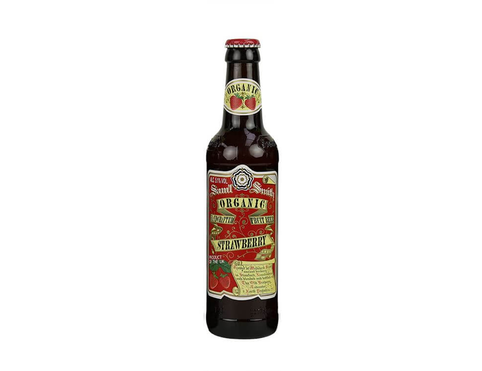  Sam Smiths Organic Strawberry Fruit Beer (355ml)