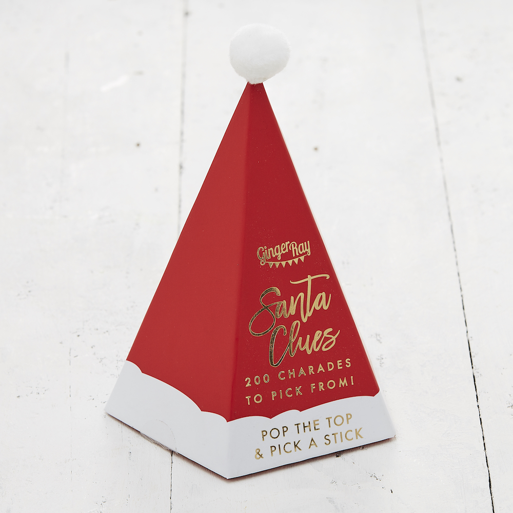 Santa Hat Christmas Charades Family Party Game