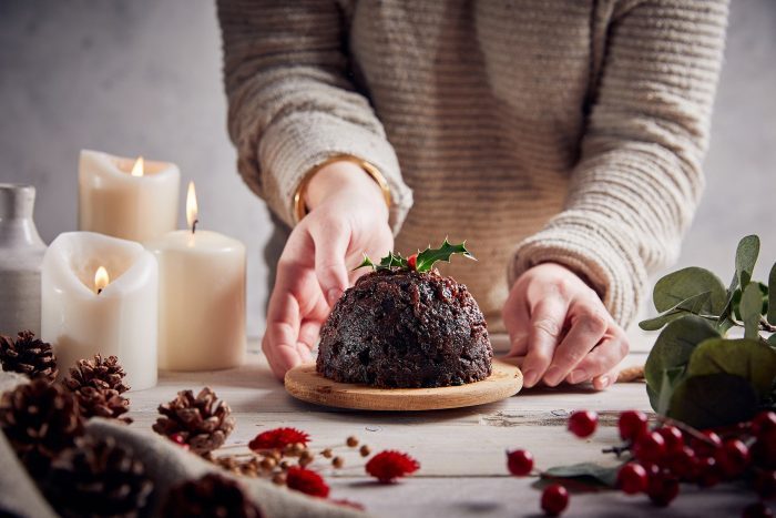 Luxury Mulled Gin Christmas Pudding by Slab