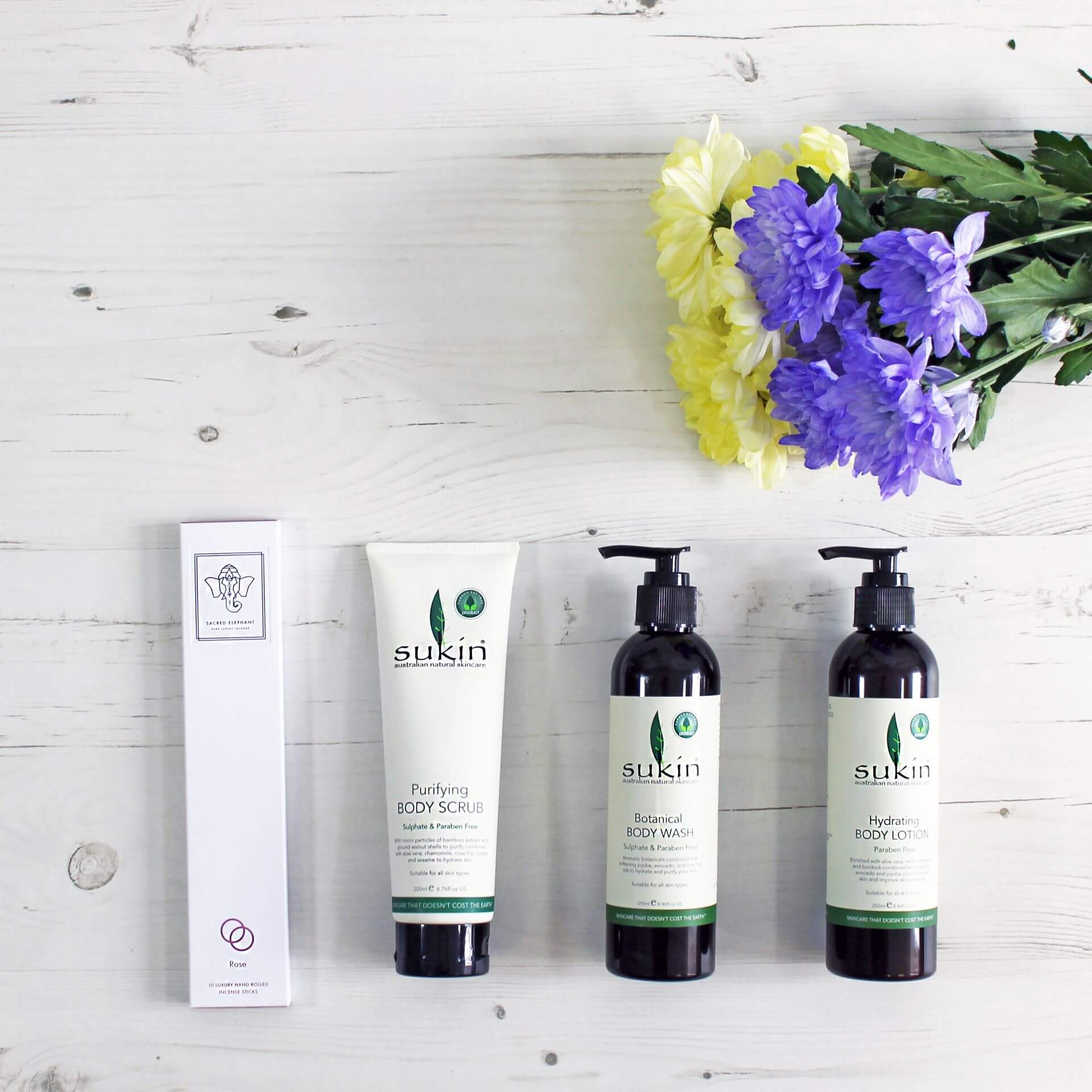 Sukin Vegan Pampering Hamper Gift Box