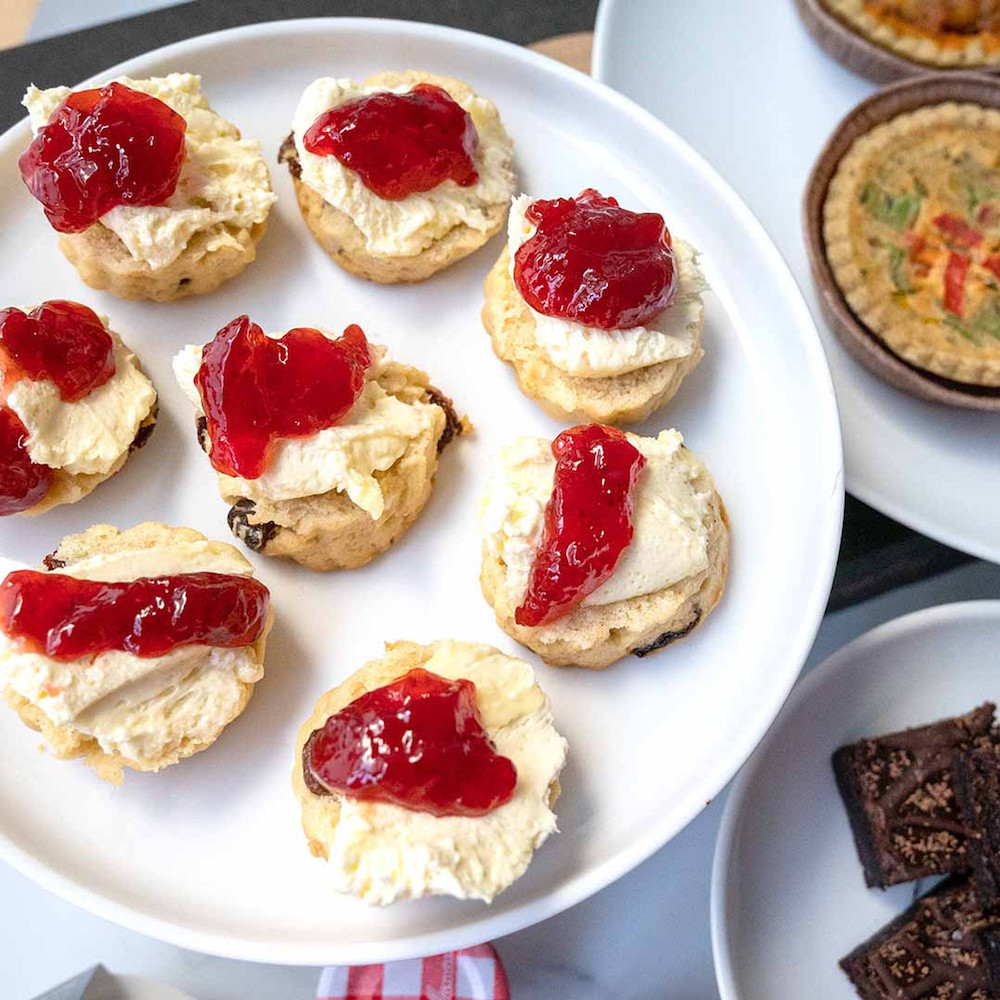 Positive Bakes Sweet & Savoury Afternoon Tea Hamper - Luxurious Gluten Free, Dairy Free, Eggless Home Delight