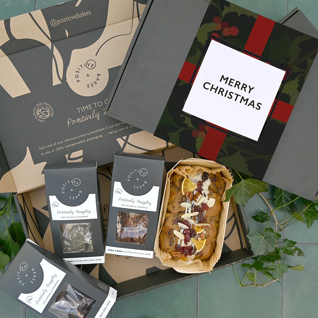 Festive Delight Tea Treats Sharing Box from Positive Bakes
