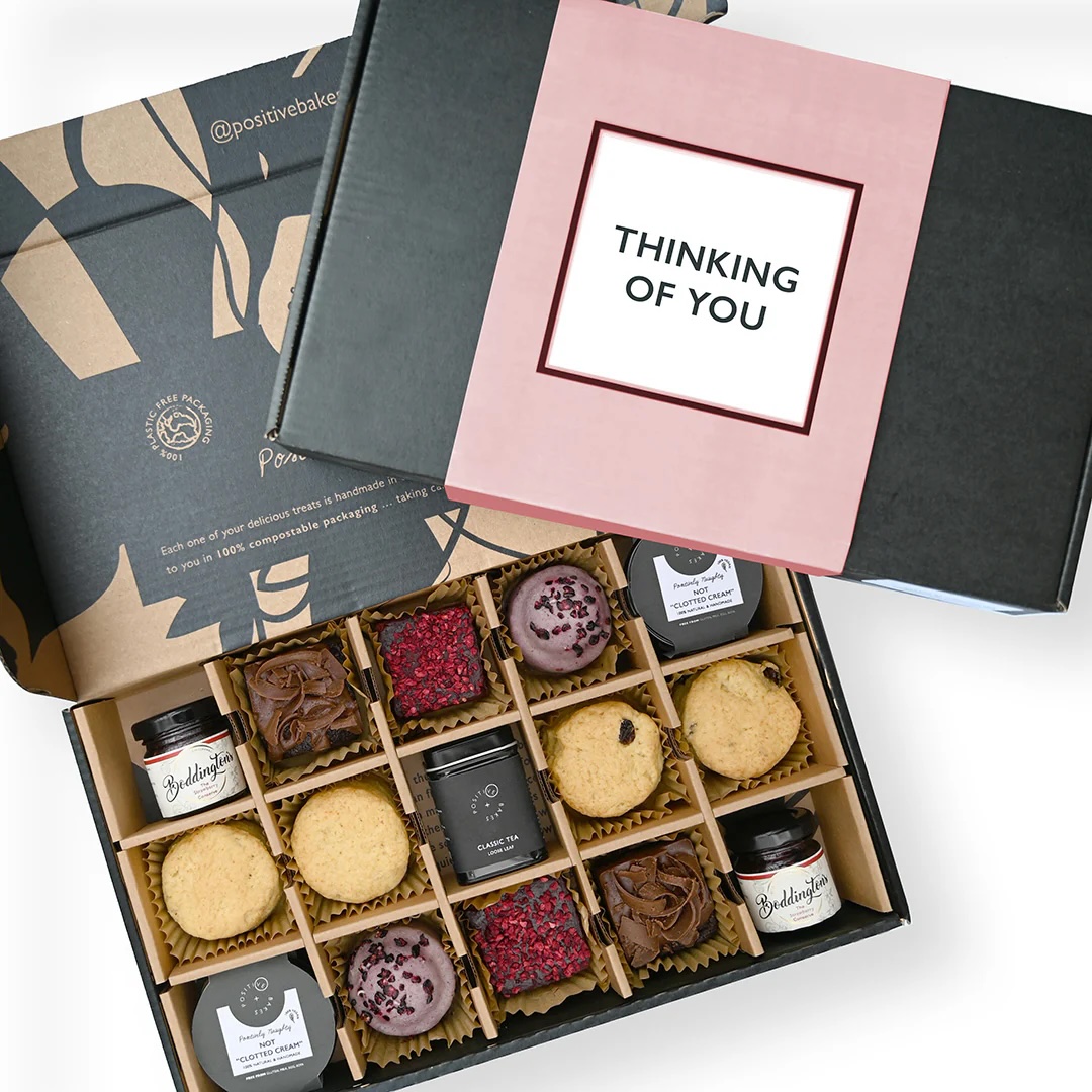 Luxury Positive Bakes Afternoon Tea Treat Box ( Serves 2)