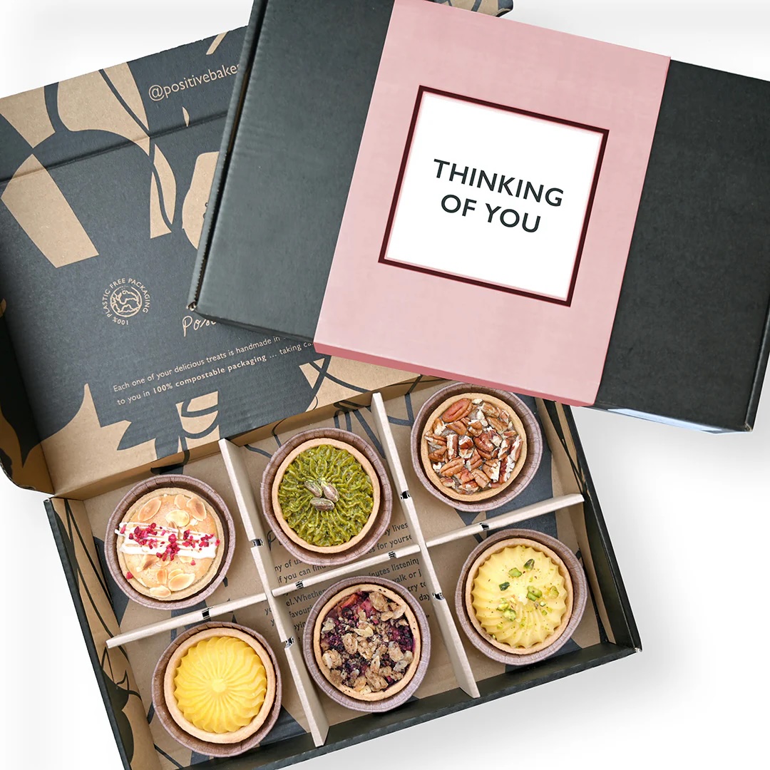 Luxury Sharing Tart Selection Gift Box from Positive Bakes