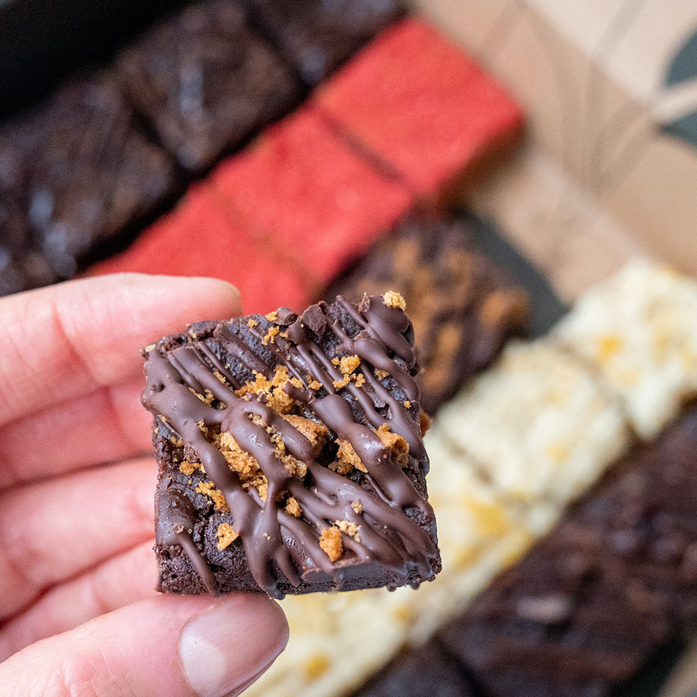 Valentines Brownie & Blondie Gift Box from Positive Bakes 