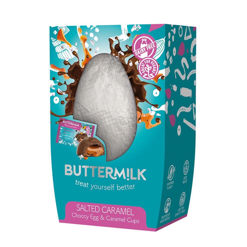 ButterMilk Vegan Salted Caramel Choccy Egg and Caramel Cups 172g 