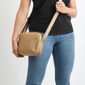Goodeehoo Cuban Cross Body Bag - Sandy Beige