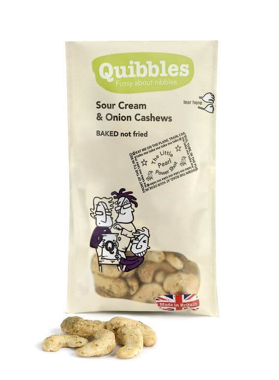 Quibbles Vegan Sour Cream & Onion Cashews