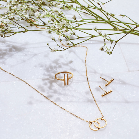 Neena Open Ring - Gold